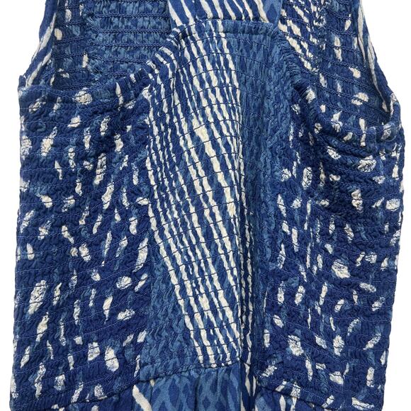 Maxi Dress Womens XS/S Smocked Lightweight Party Event Beachy Coastal Nautical - Picture 10 of 16